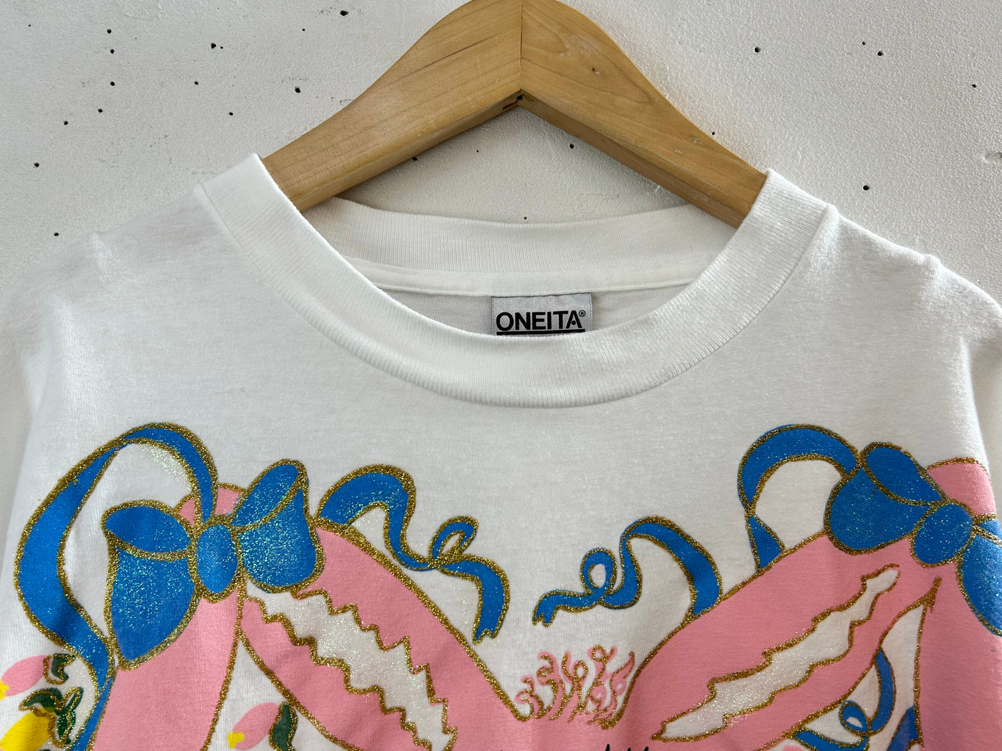 '90s Vintage Hand Painted T-Shirt 〜ONEITA〜 [D30044]