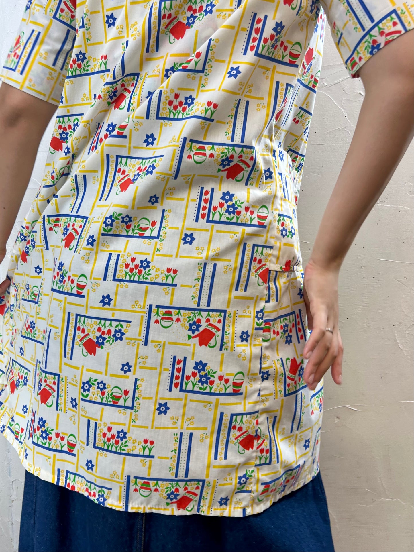 '70s Vintage Flower Dress [H28095]