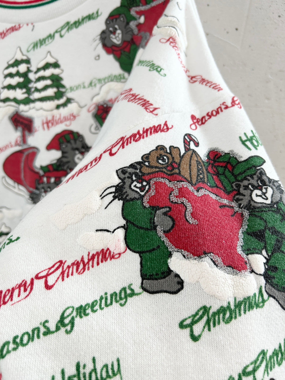Vintage X'mas Sweat 〜 MADE IN USA〜 [J34352]