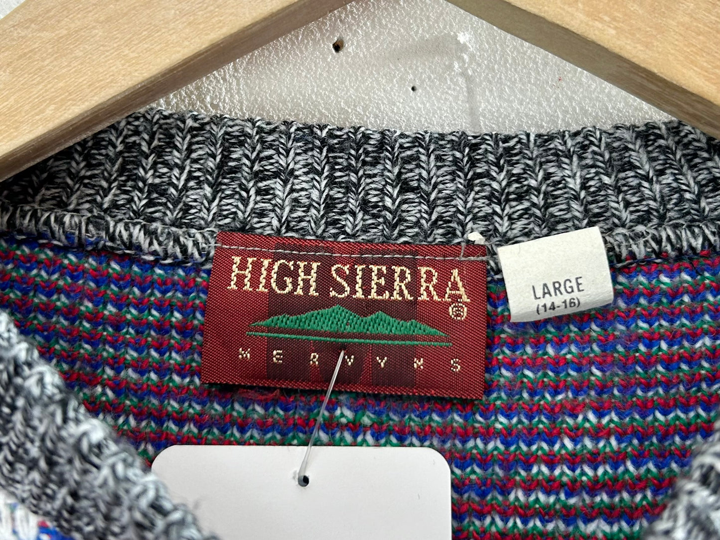 ’80s Vintage Fancy Knit Sweater［L29192]