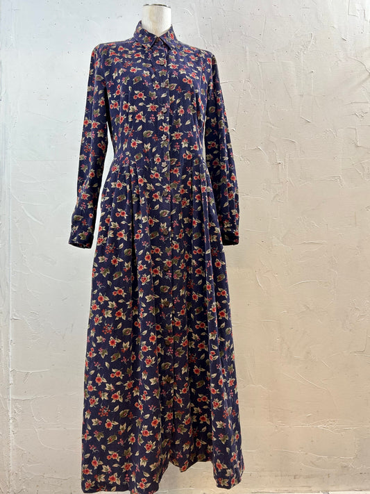 Vintage Corduroy Dress 〜SUSAN BRISTOL〜 [I28513]