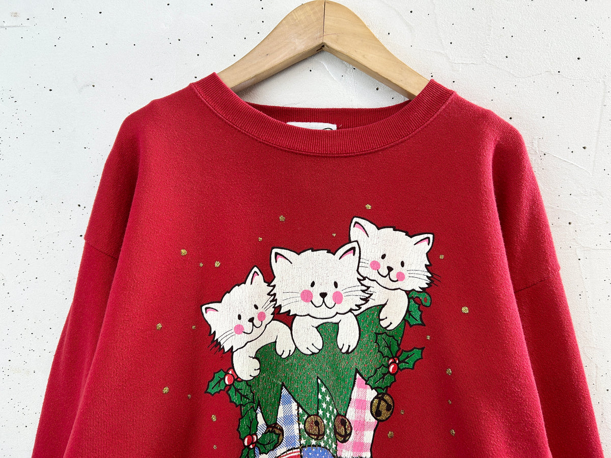 Vintage X'mas Sweat 〜 MADE IN USA〜 [J34351]