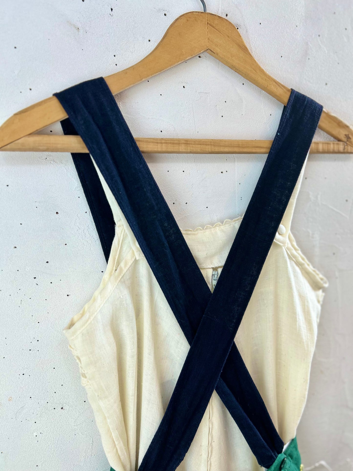 Vintage Embroidery Apron [G30697]