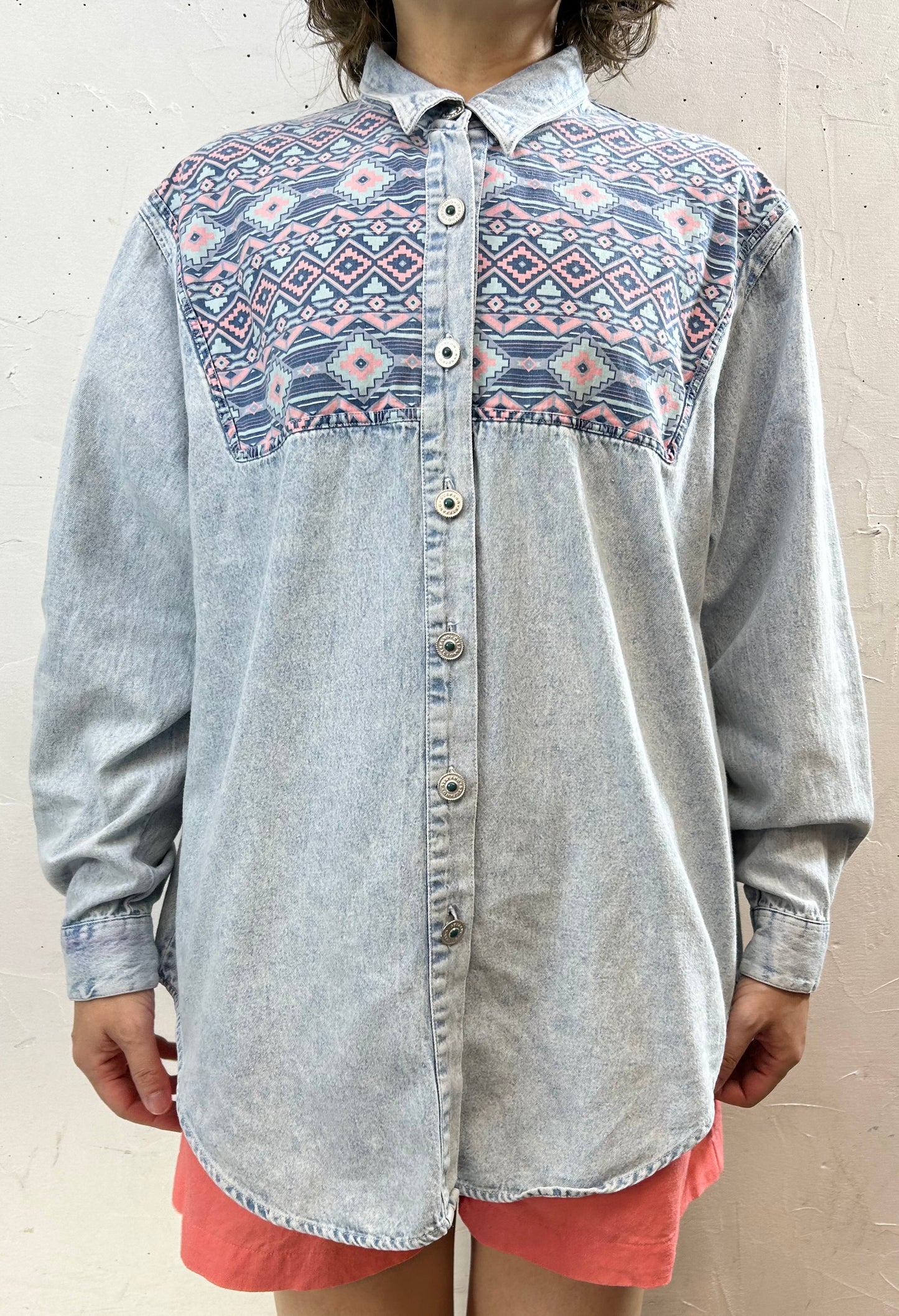 Vintage Denim Shirt MADE IN USA [F27636]