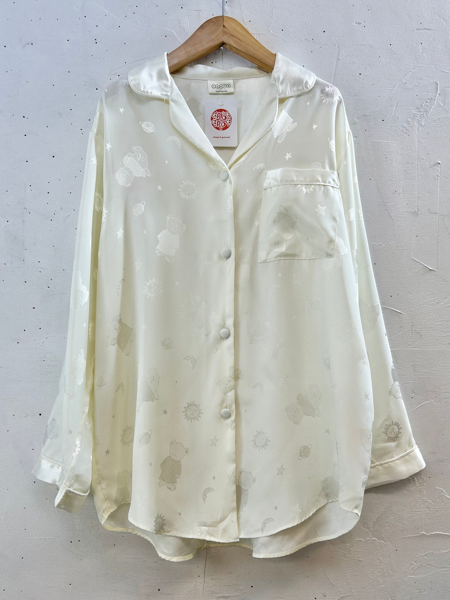 Vintage Satin Shirt [I28511]