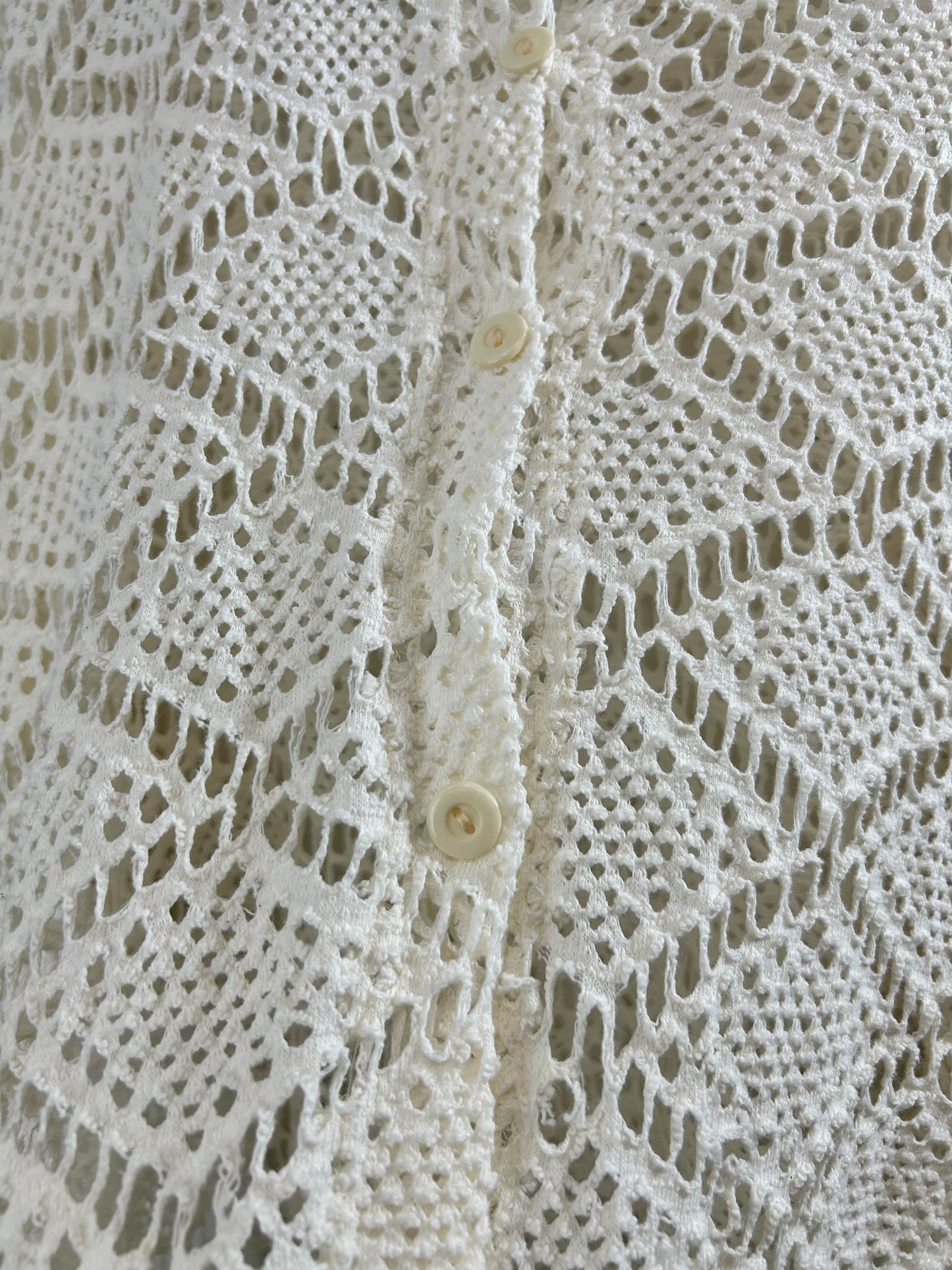 Vintage Mesh Knit Cardigan [D30040]