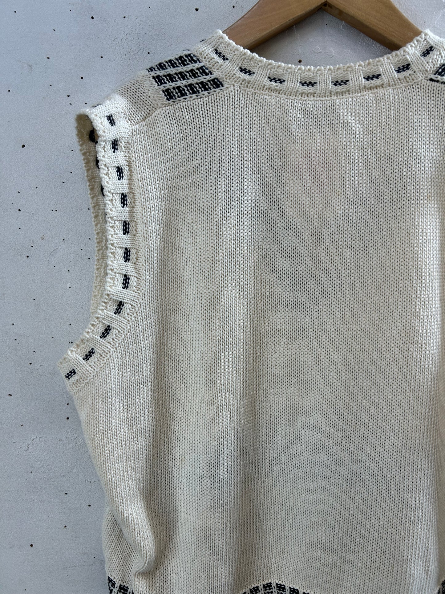 Vintage Knit Vest MADE IN ITALY[H28286]