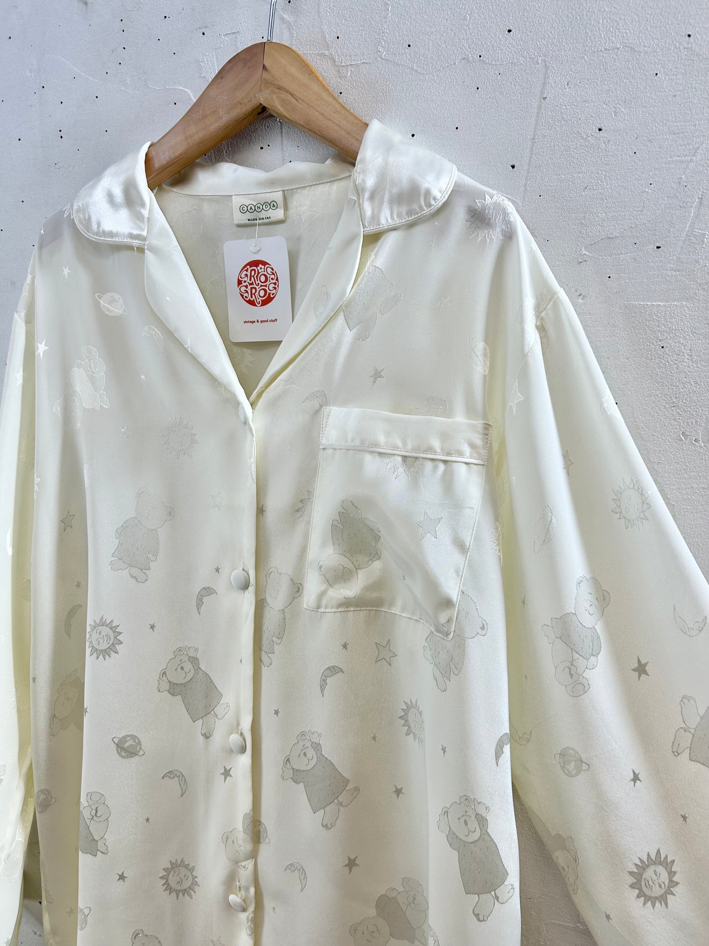 Vintage Satin Shirt [I28511]