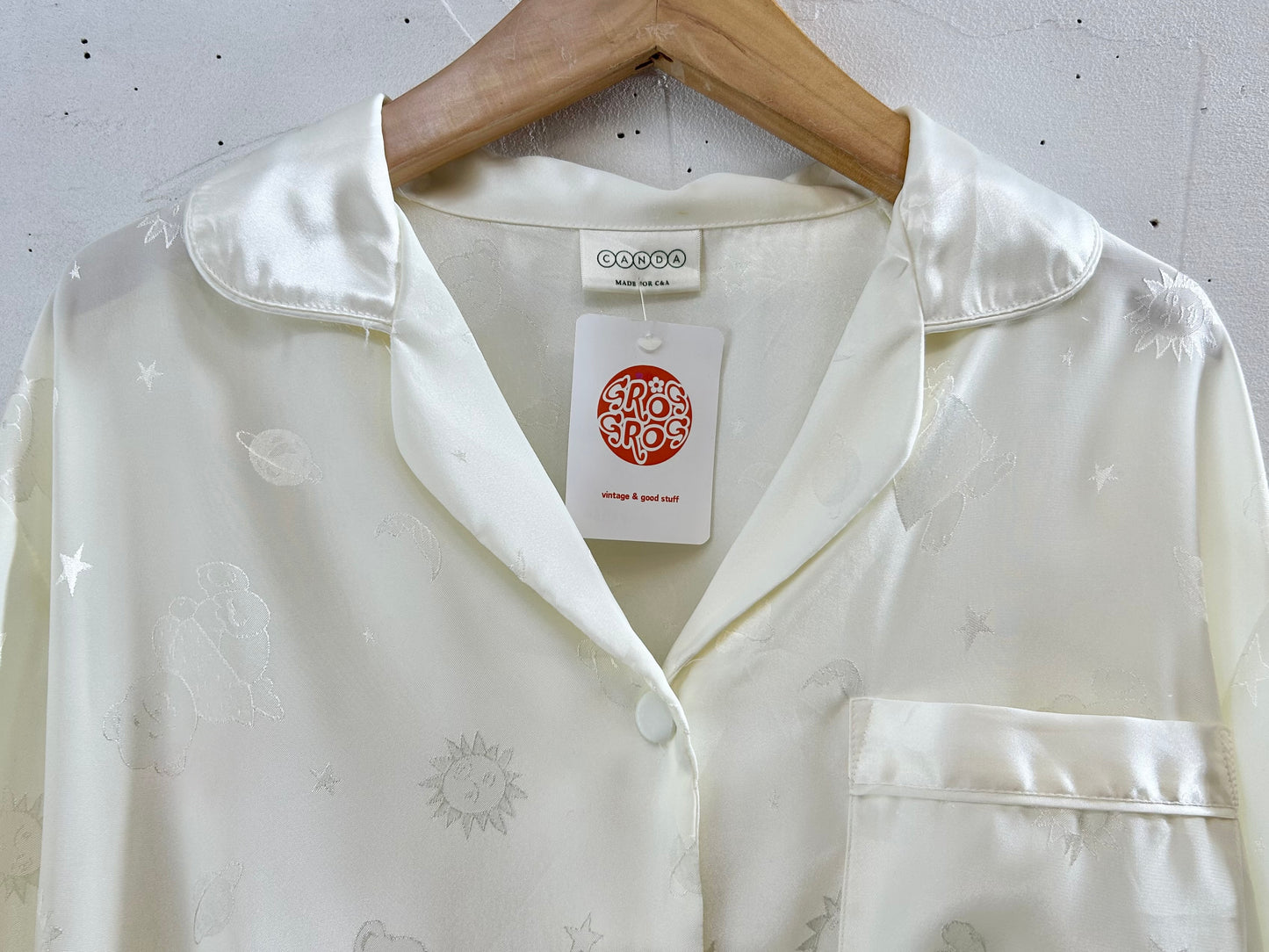 Vintage Satin Shirt [I28511]