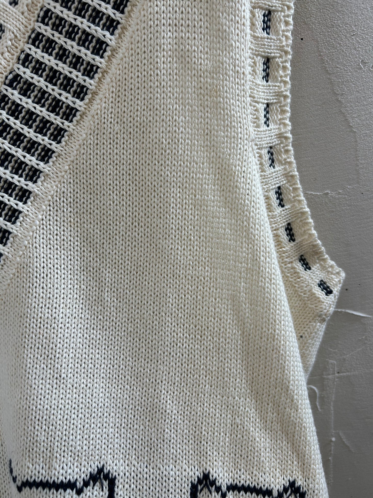 Vintage Knit Vest MADE IN ITALY[H28286]