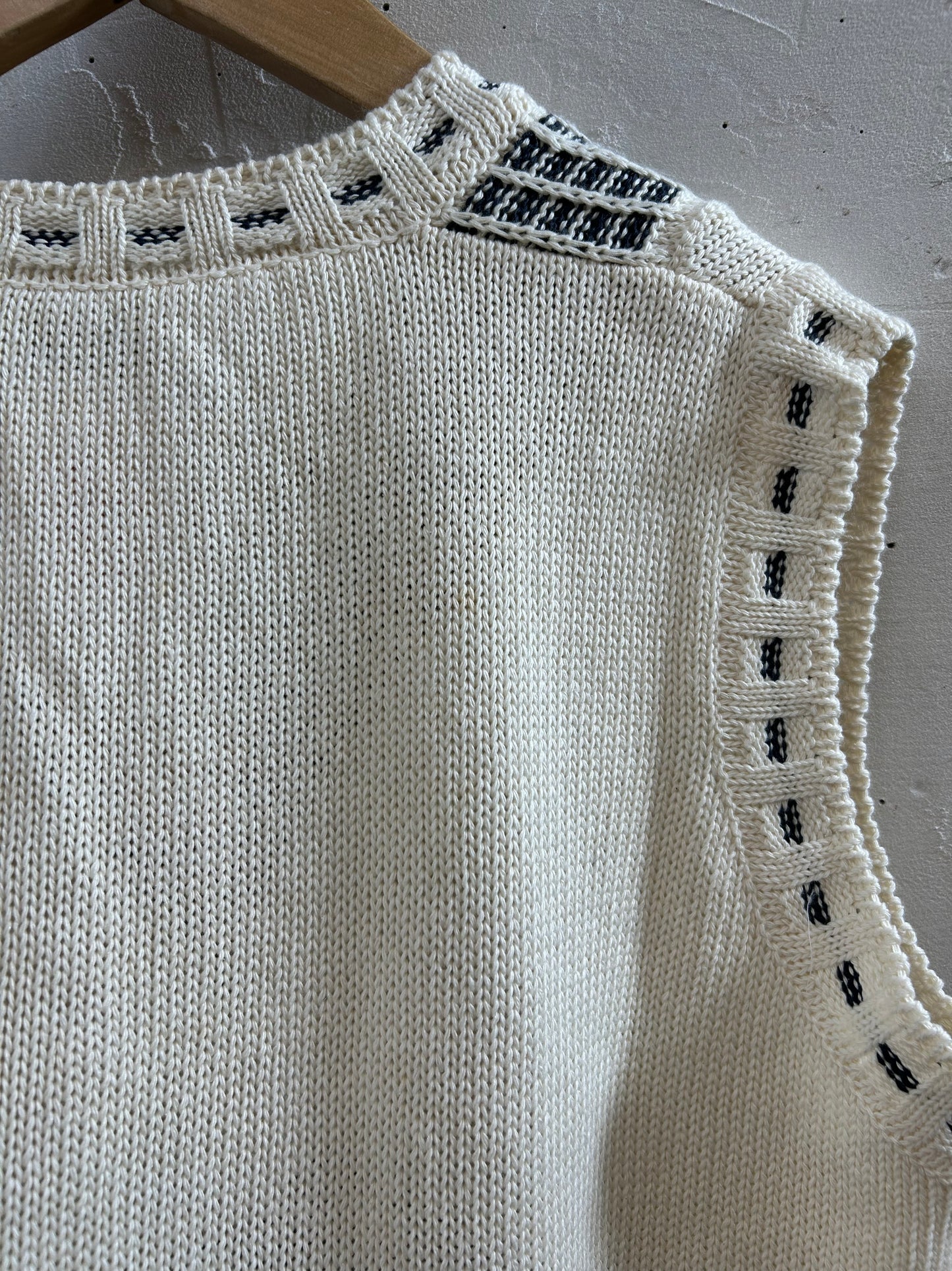 Vintage Knit Vest MADE IN ITALY[H28286]