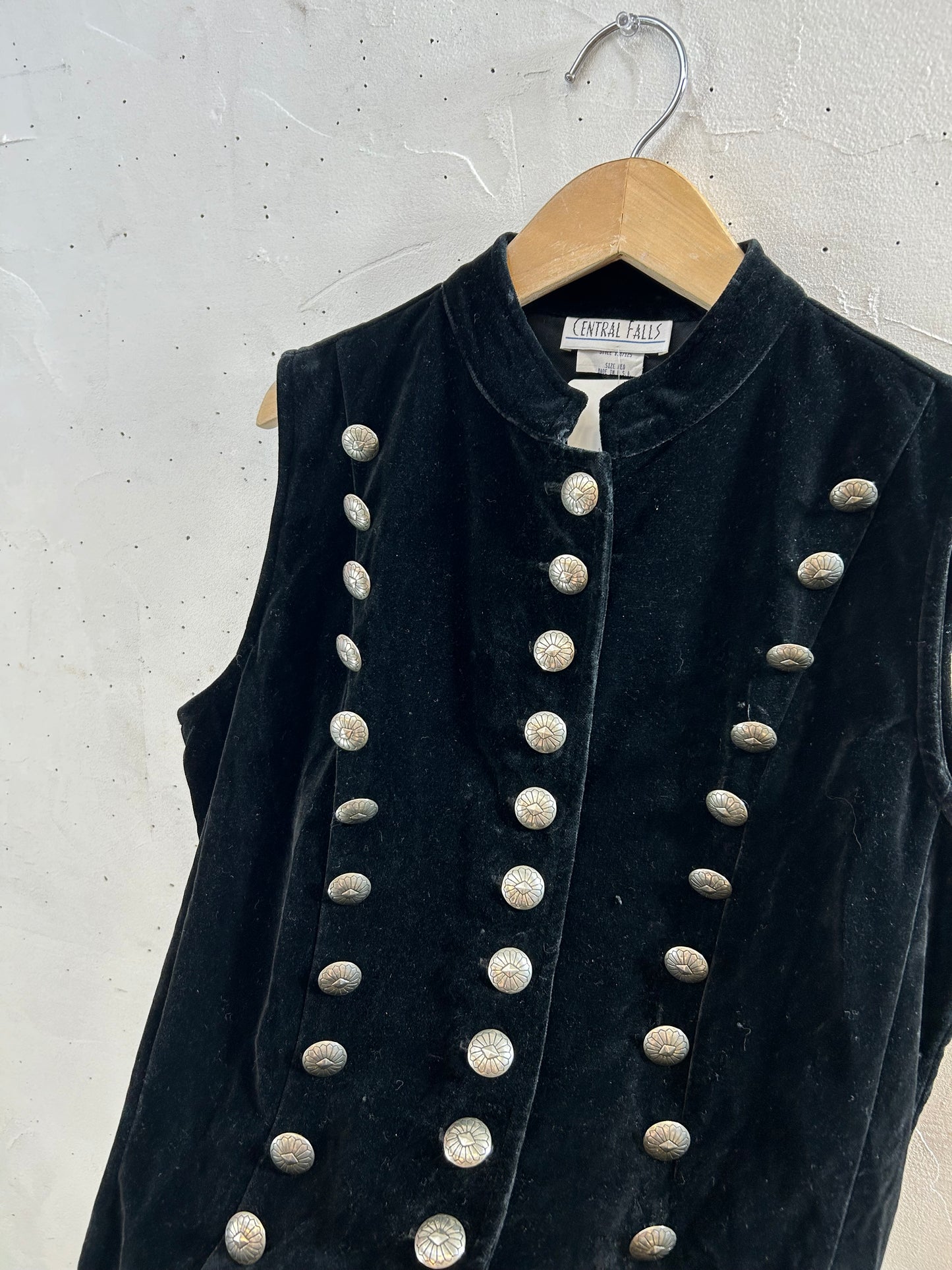 Vintage Velours Vest MADE IN USA [H28289]