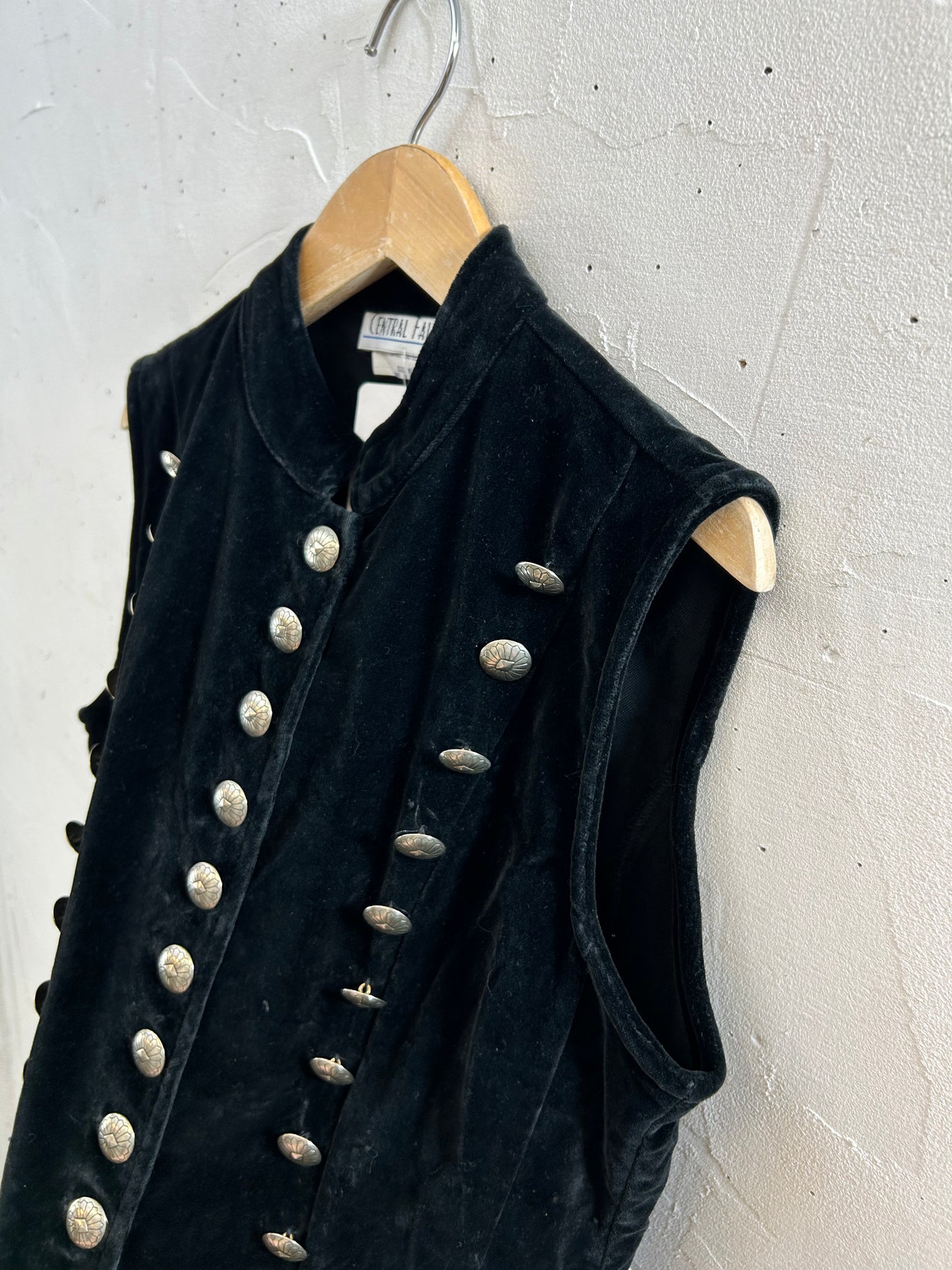 Vintage Velours Vest MADE IN USA [H28289]