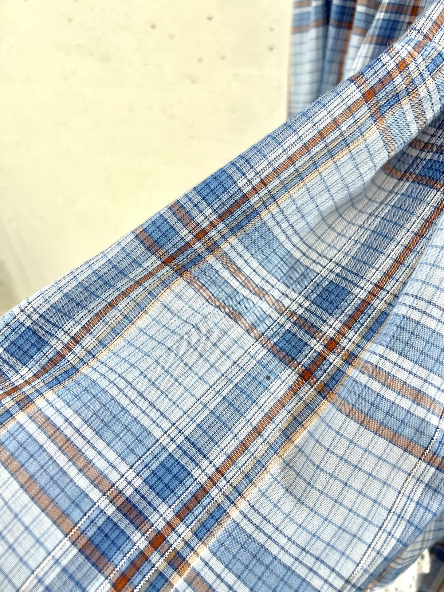 '70s Vintage plaid Dress [E30249]