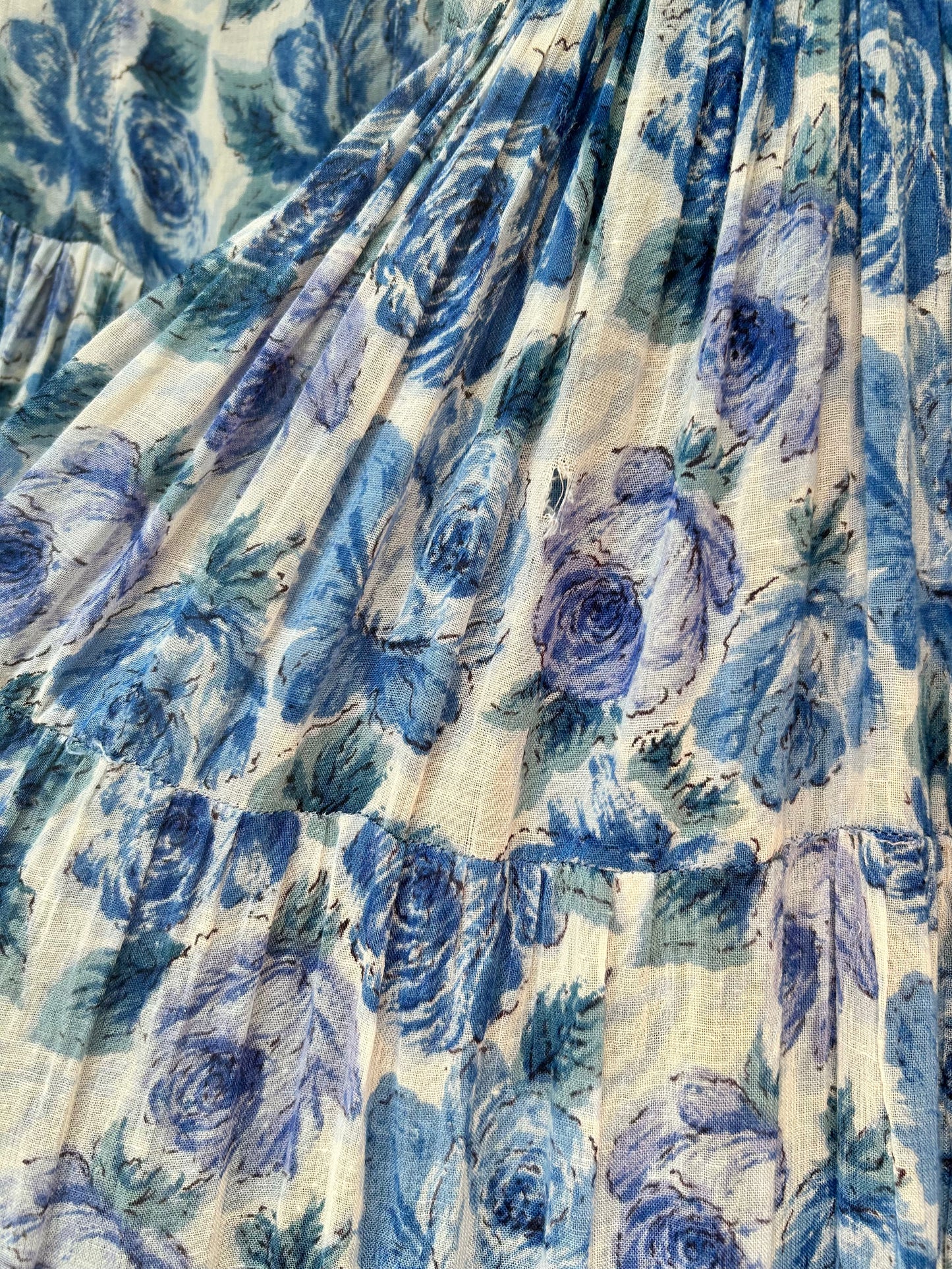 Vintage Indian Rayon Dress 〜BILA〜 [D26769]