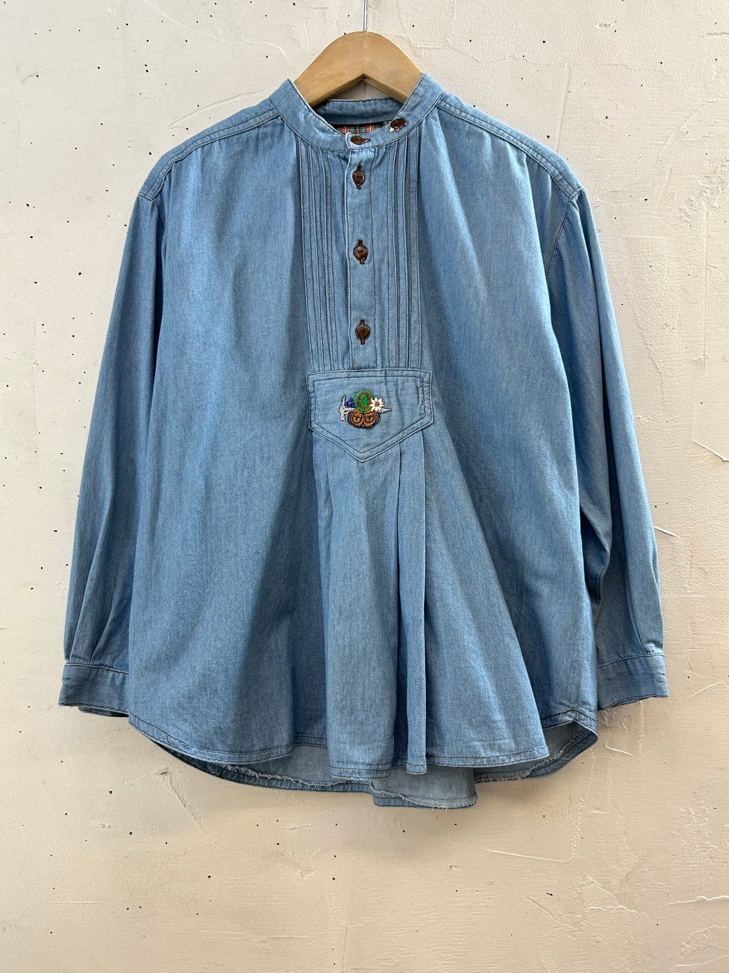 Vintage Denim Blouse [I28509]