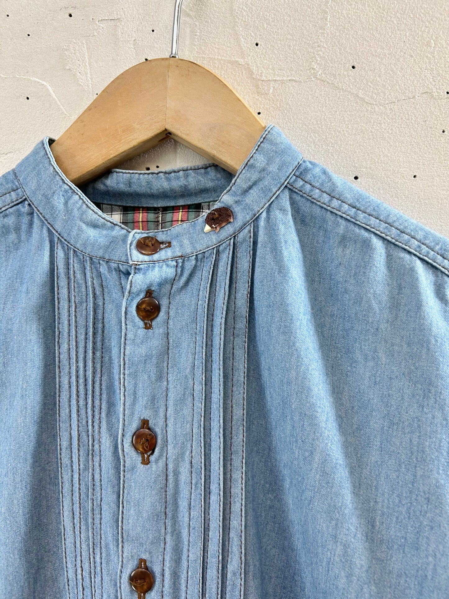 Vintage Denim Blouse [I28509]