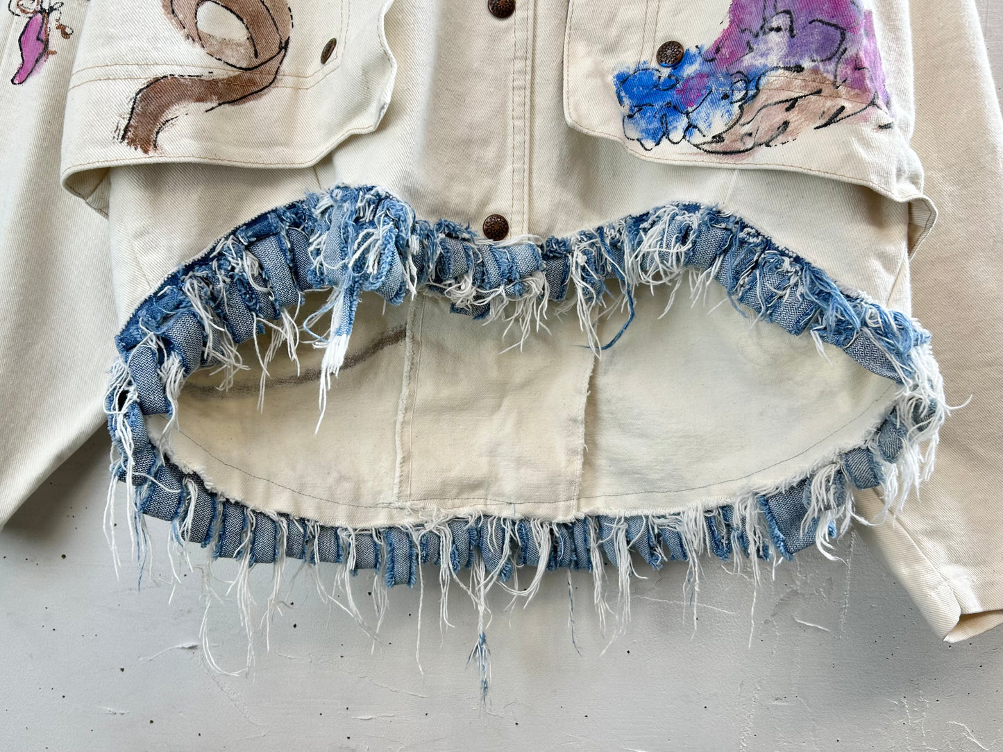 Vintage Handpainted Custom Jacket [D30046]