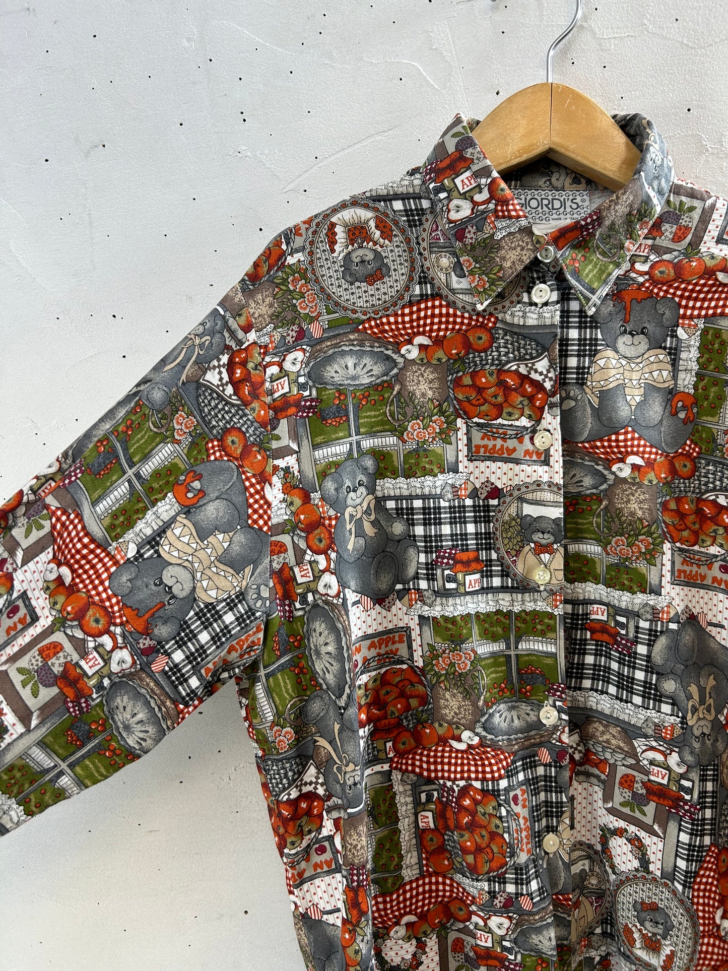 Vintage Shirt MADE IN ITALY  [H28287]