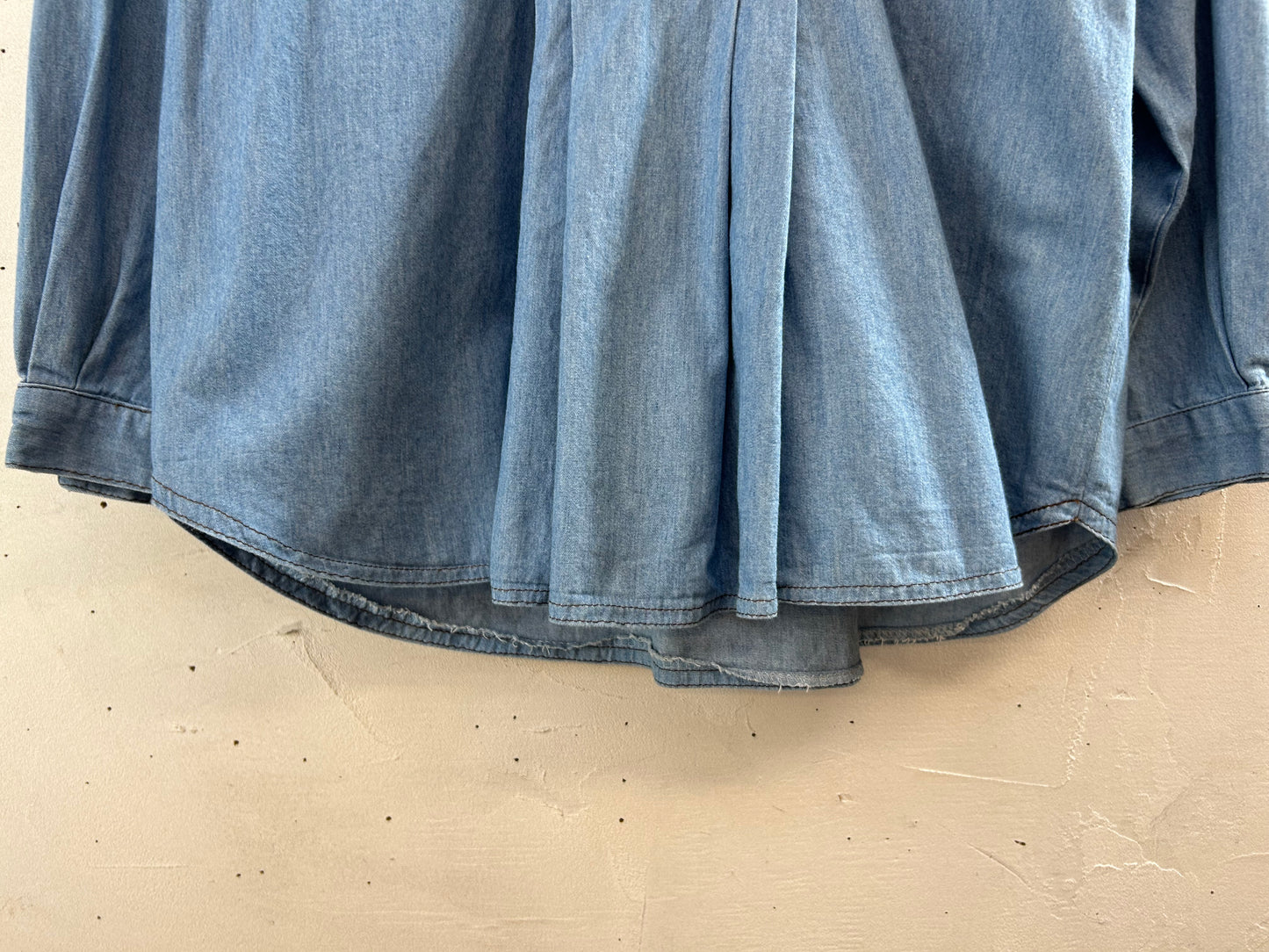 Vintage Denim Blouse [I28509]