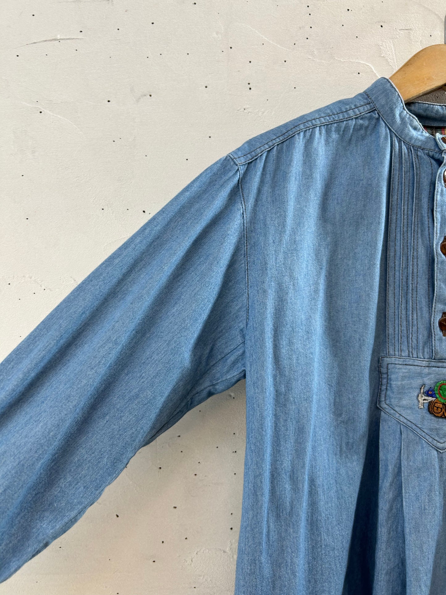 Vintage Denim Blouse [I28509]