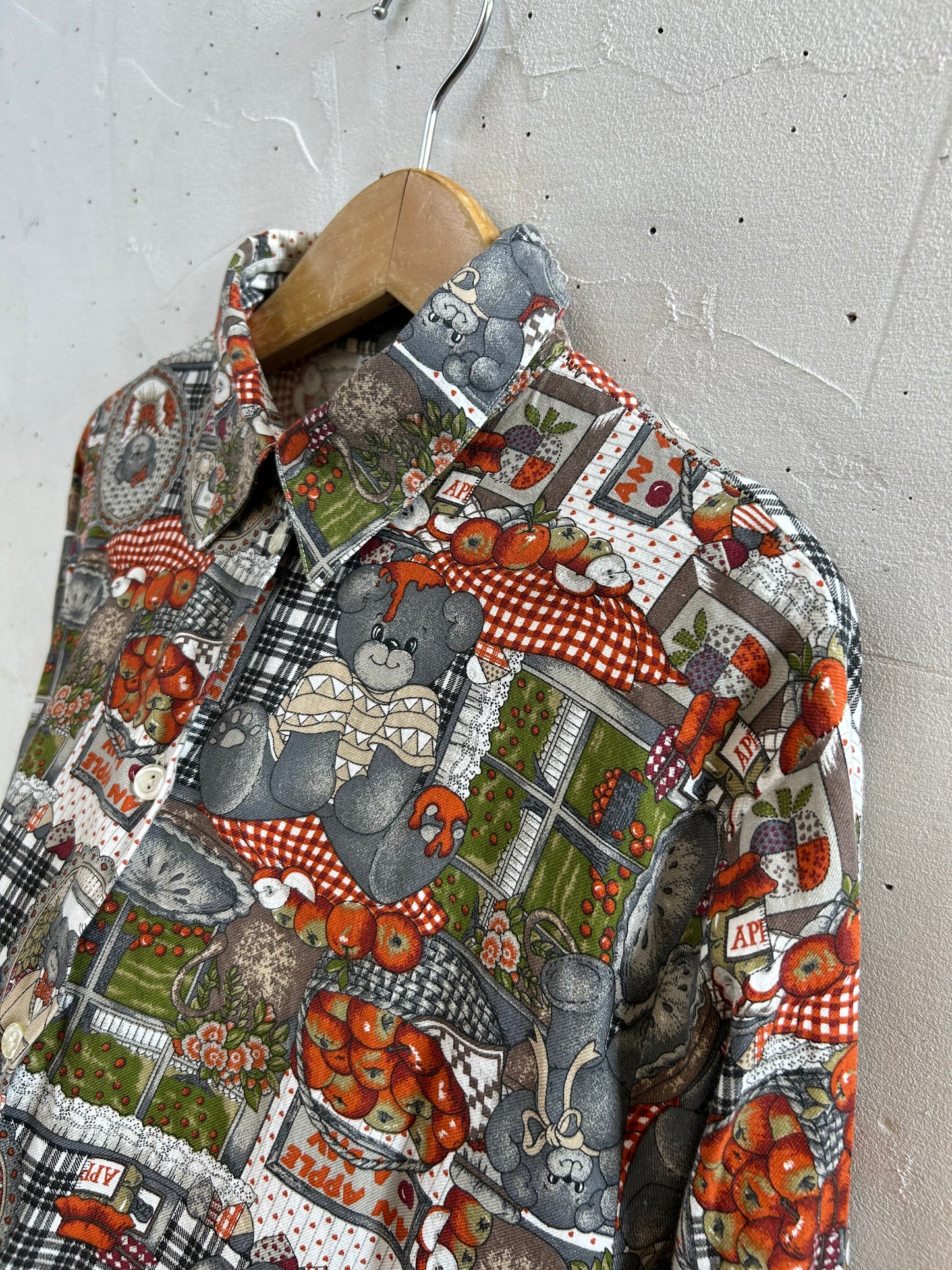 Vintage Shirt MADE IN ITALY  [H28287]