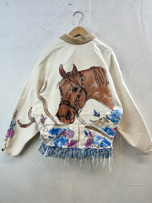 Vintage Handpainted Custom Jacket [D30046]