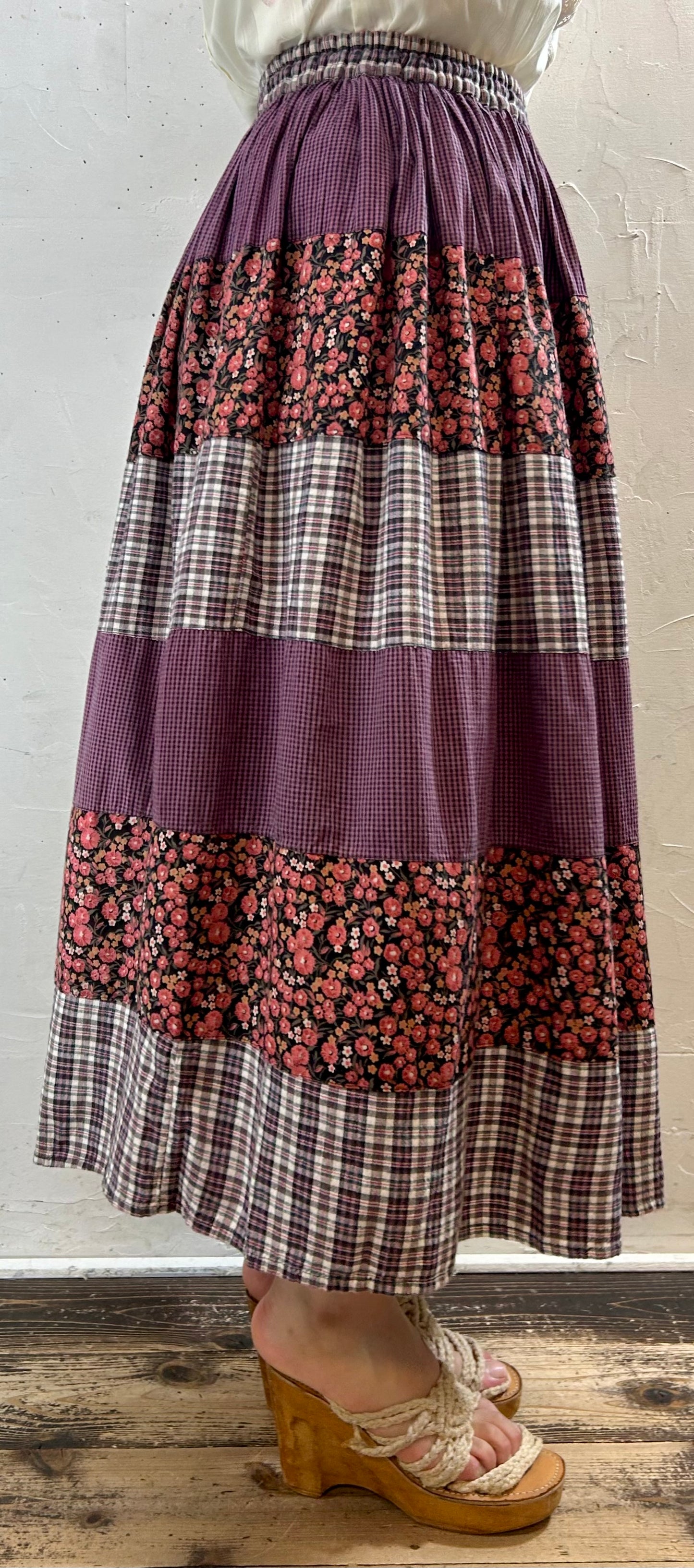 Vintage Tiered Skirt [G27938]