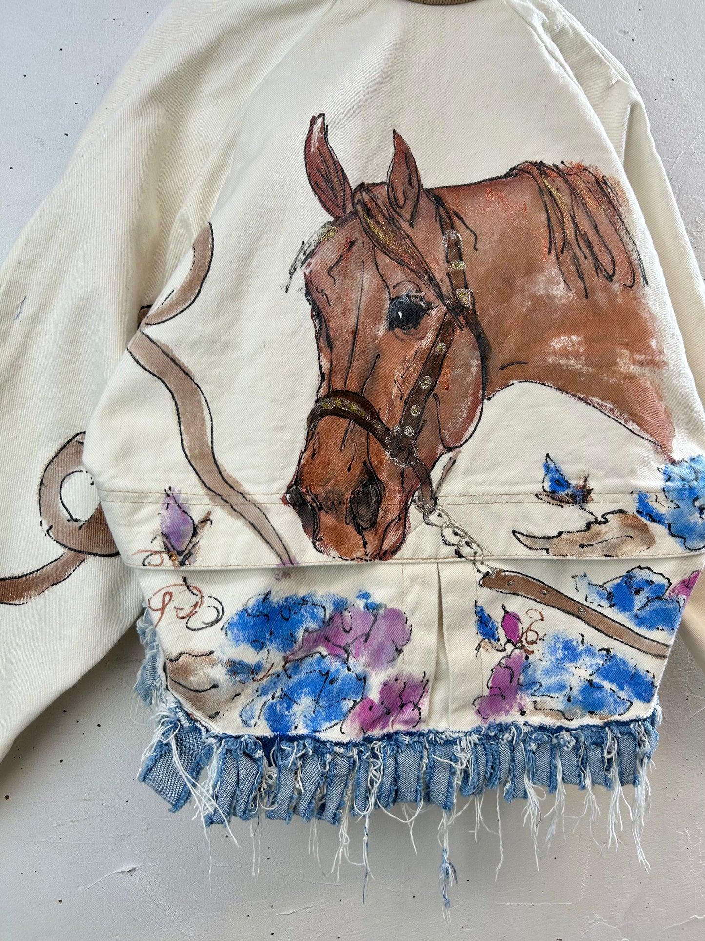 Vintage Handpainted Custom Jacket [D30046]