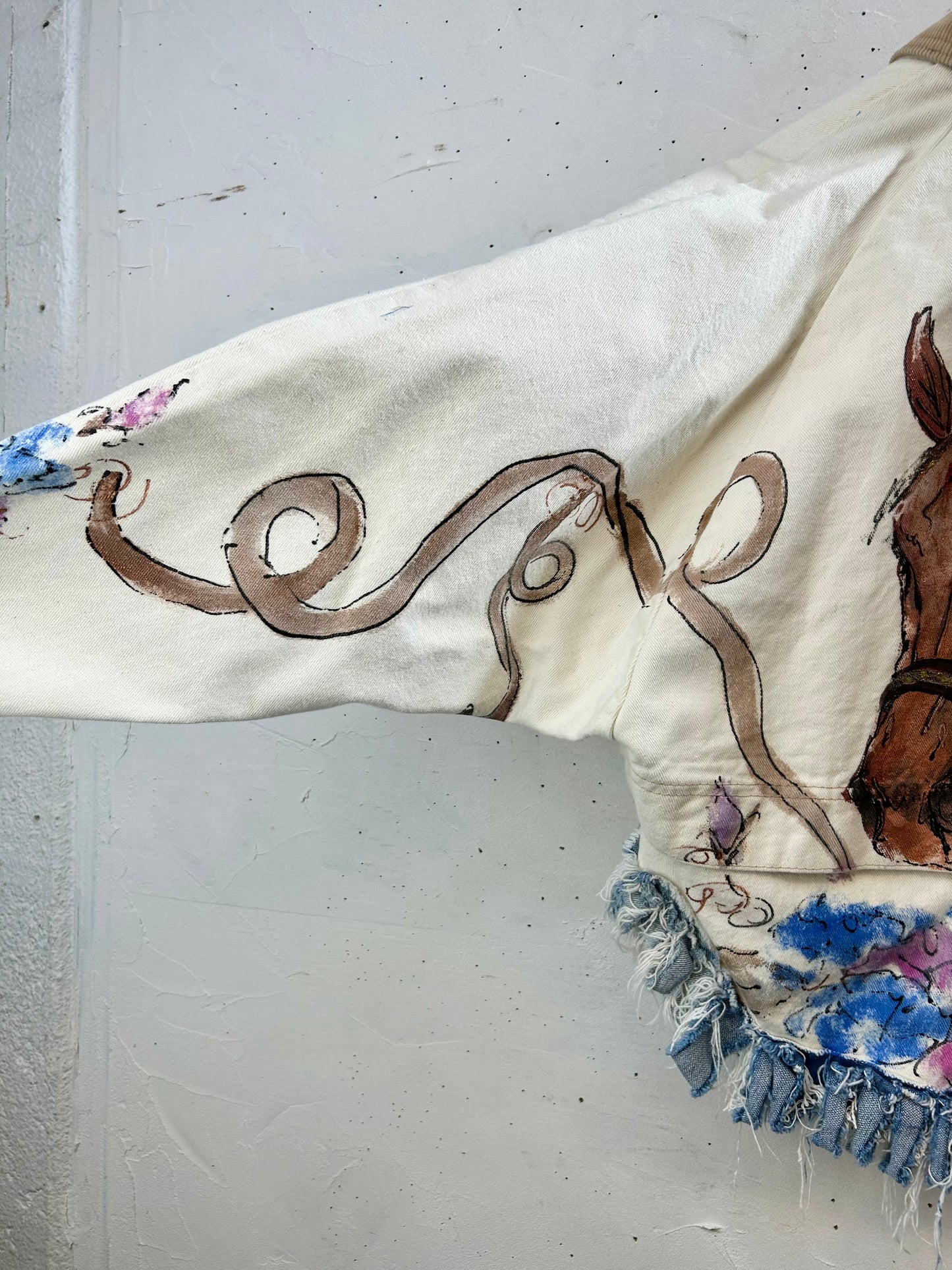 Vintage Handpainted Custom Jacket [D30046]