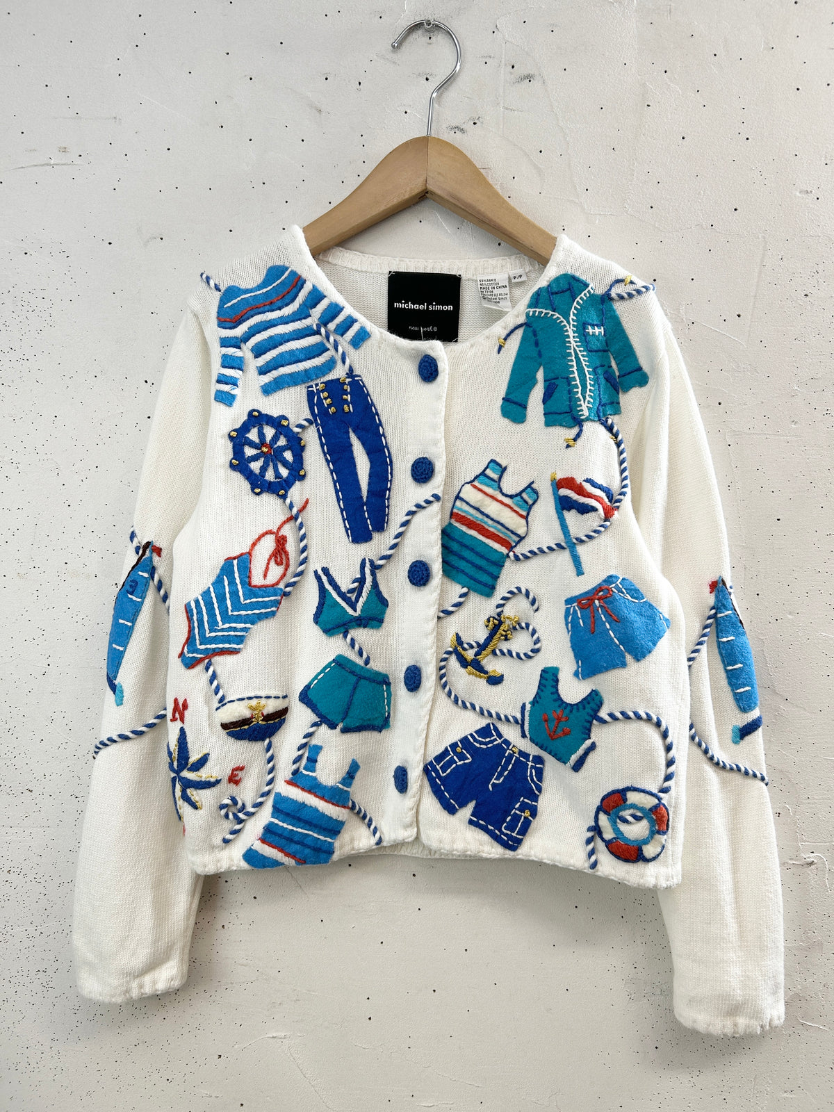 Vintage Cotton Knit 〜Michael Simon〜 [J34347]