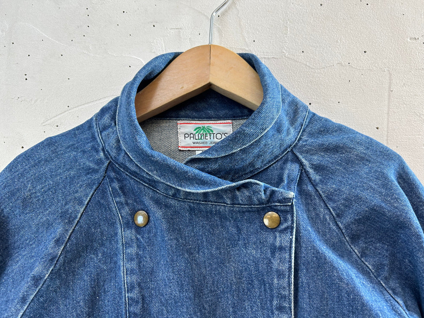 ’80s Vintage Denim Jacket 〜PALMETTO’S〜 [I28510]