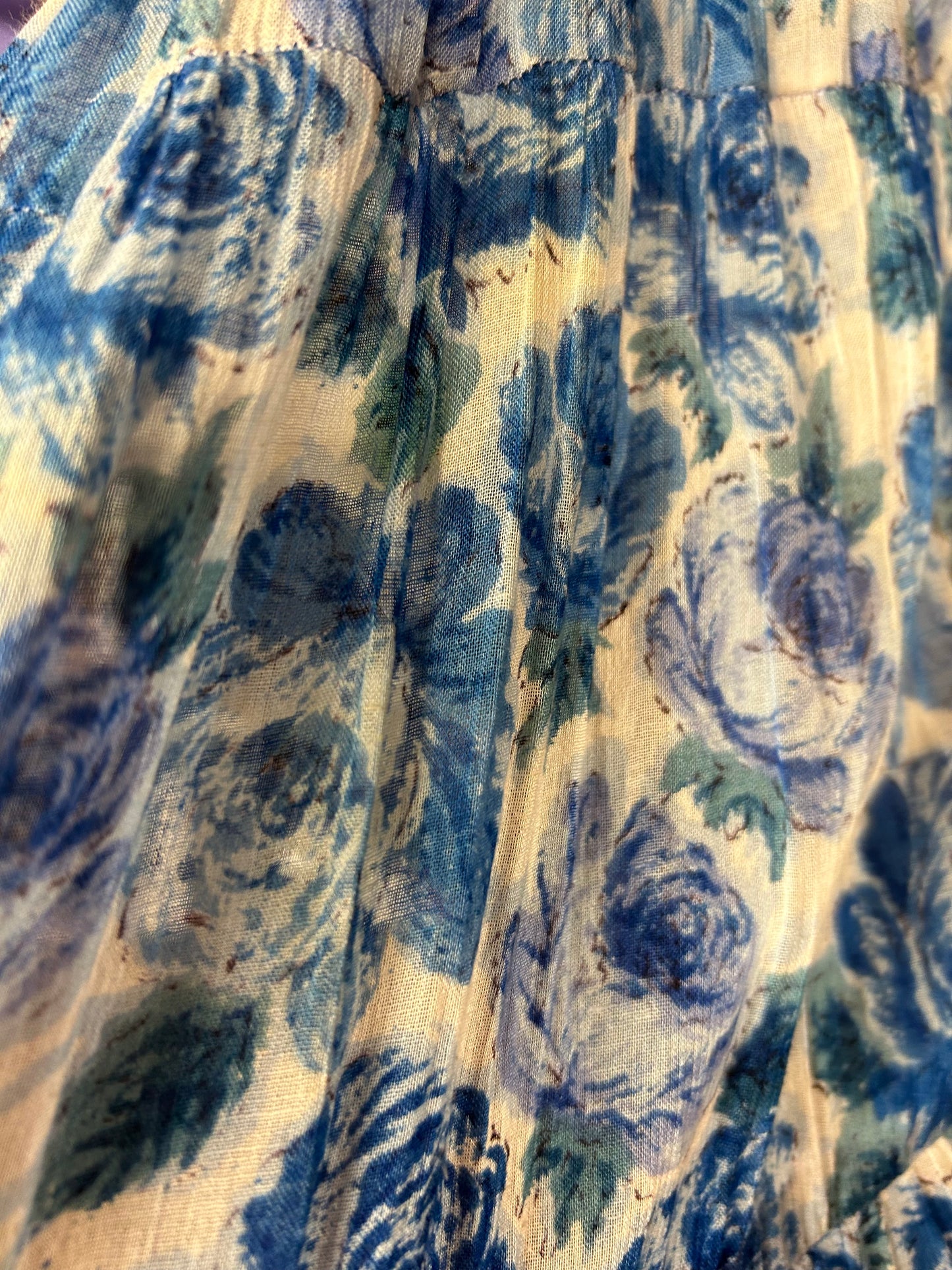 Vintage Indian Rayon Dress 〜BILA〜 [D26769]