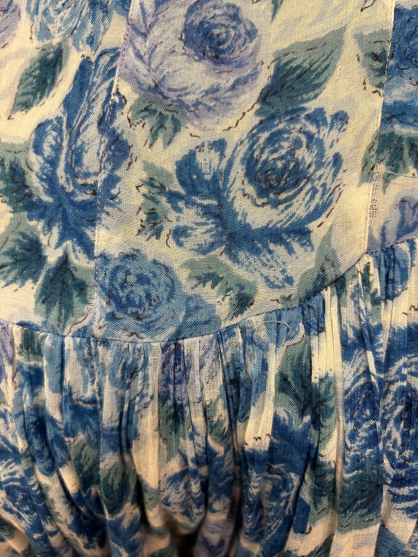 Vintage Indian Rayon Dress 〜BILA〜 [D26769]