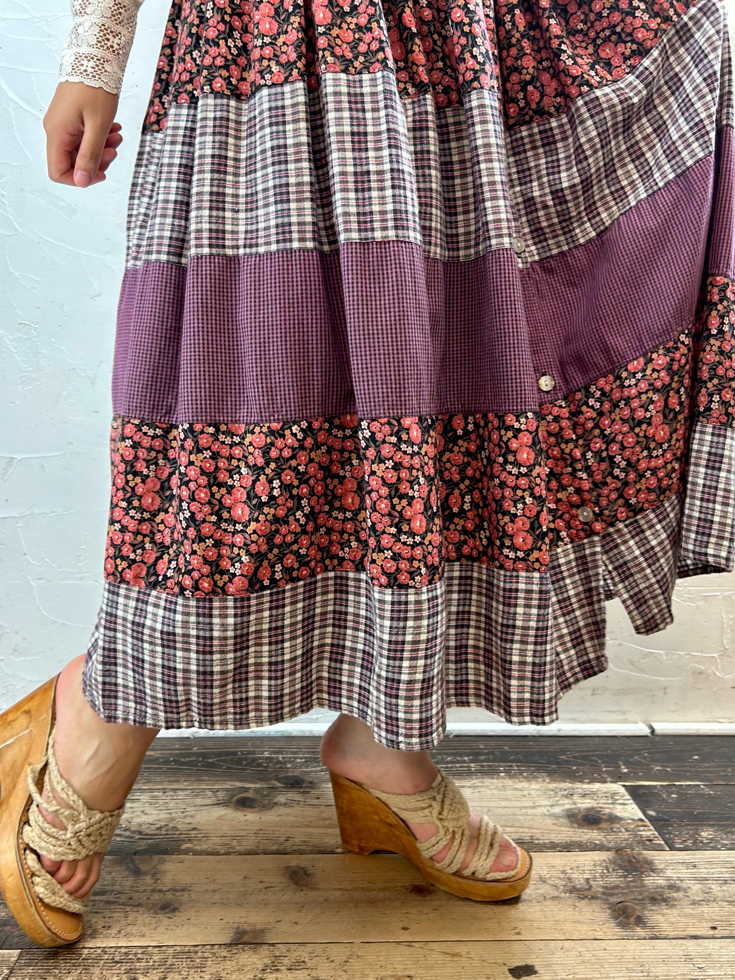 Vintage Tiered Skirt [G27938]