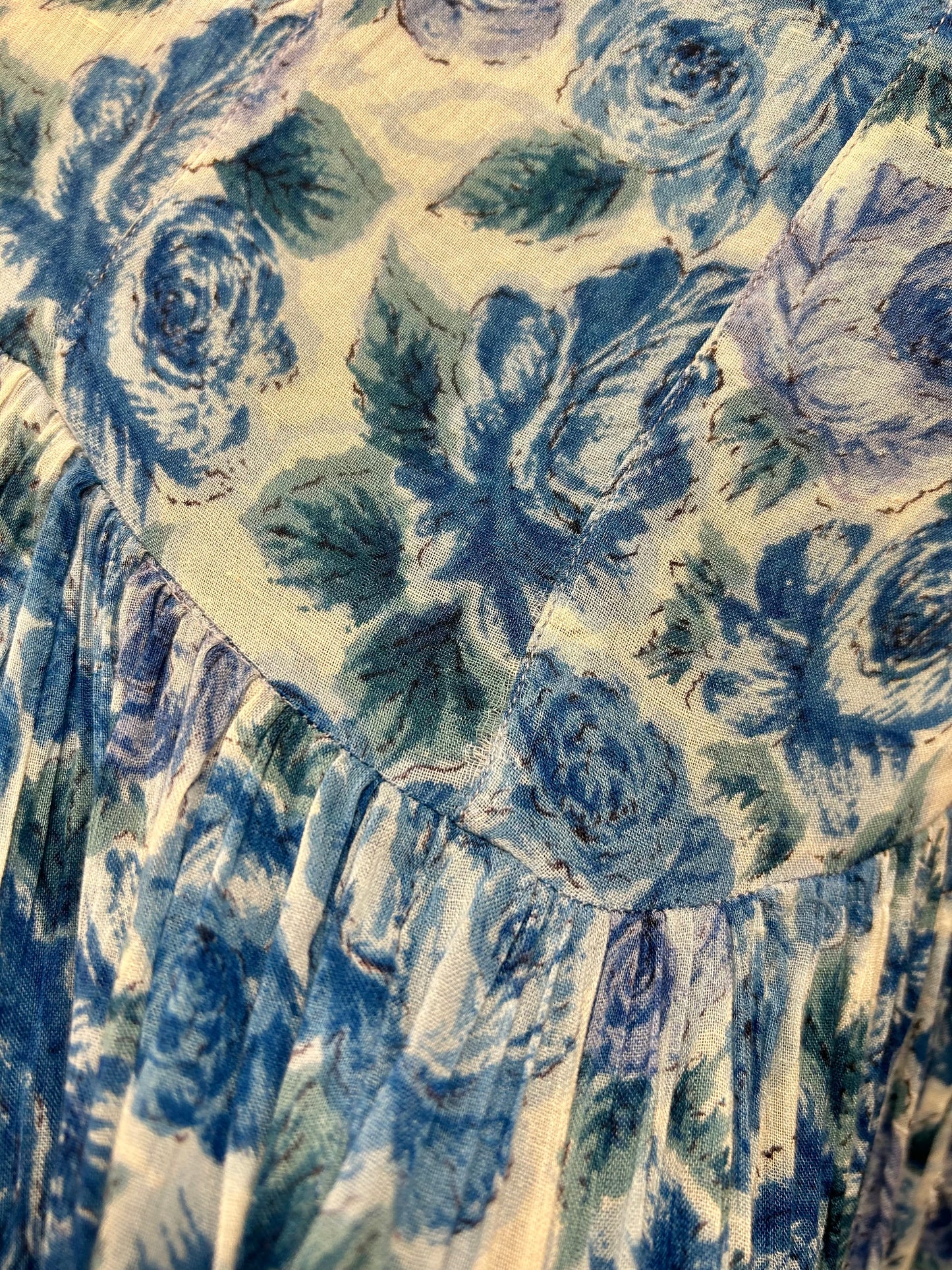 Vintage Indian Rayon Dress 〜BILA〜 [D26769]