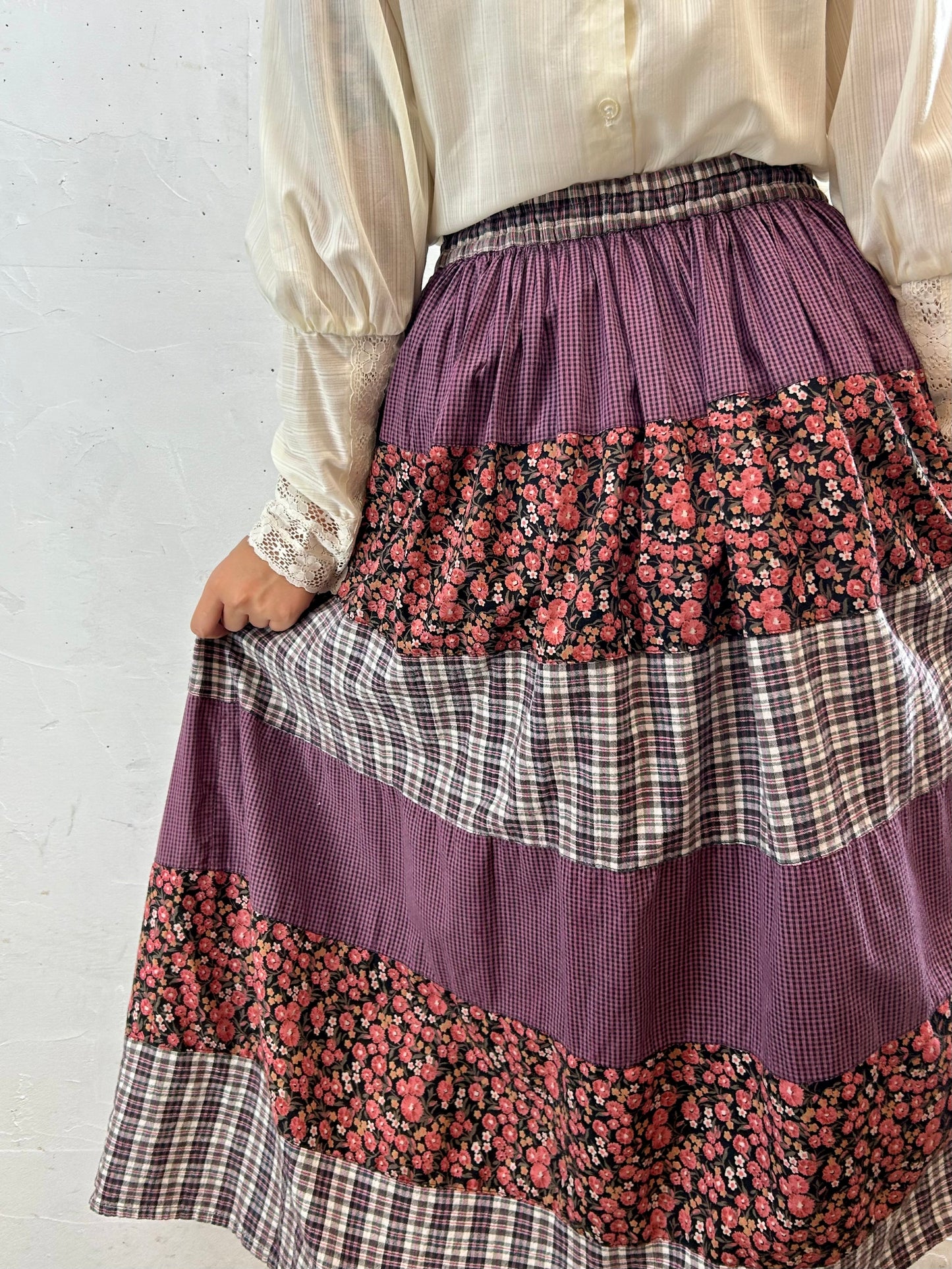 Vintage Tiered Skirt [G27938]