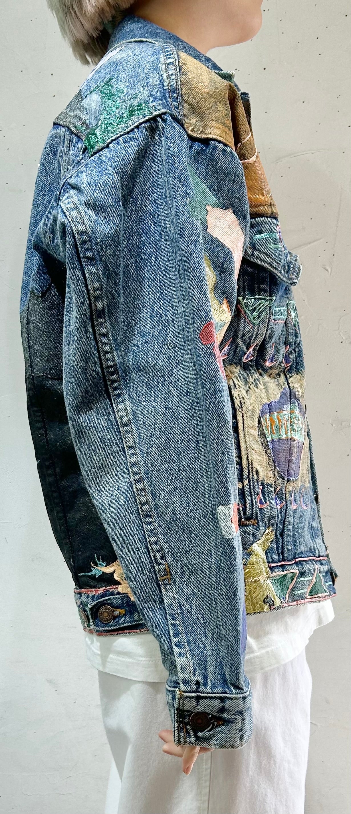 Vintage Hand Paint Denim Jacket 〜Levi's〜 [D26779]