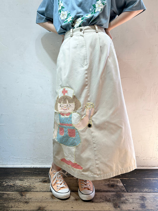 Vintage Patchwork Skirt 〜Amy Nina〜 [D26913]