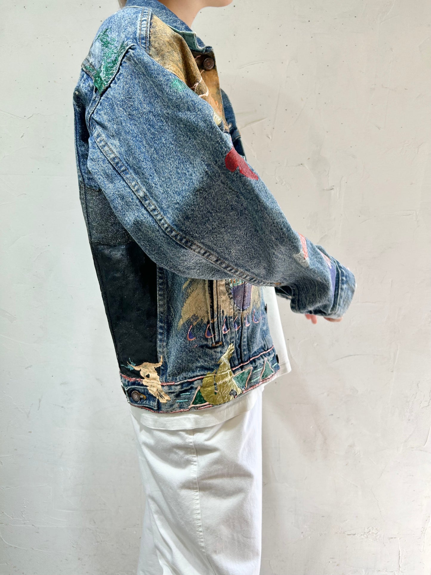 Vintage Hand Paint Denim Jacket 〜Levi's〜 [D26779]