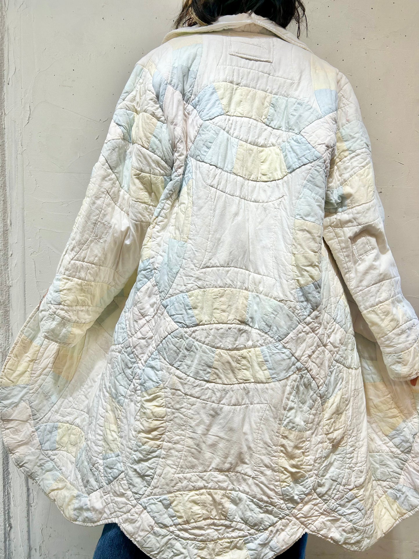 Special Vintage Patchwork Quilt Gown [A25912]