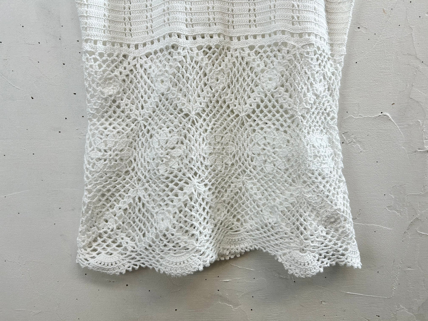 Vintage Crochet Knit Bustier [H28094]