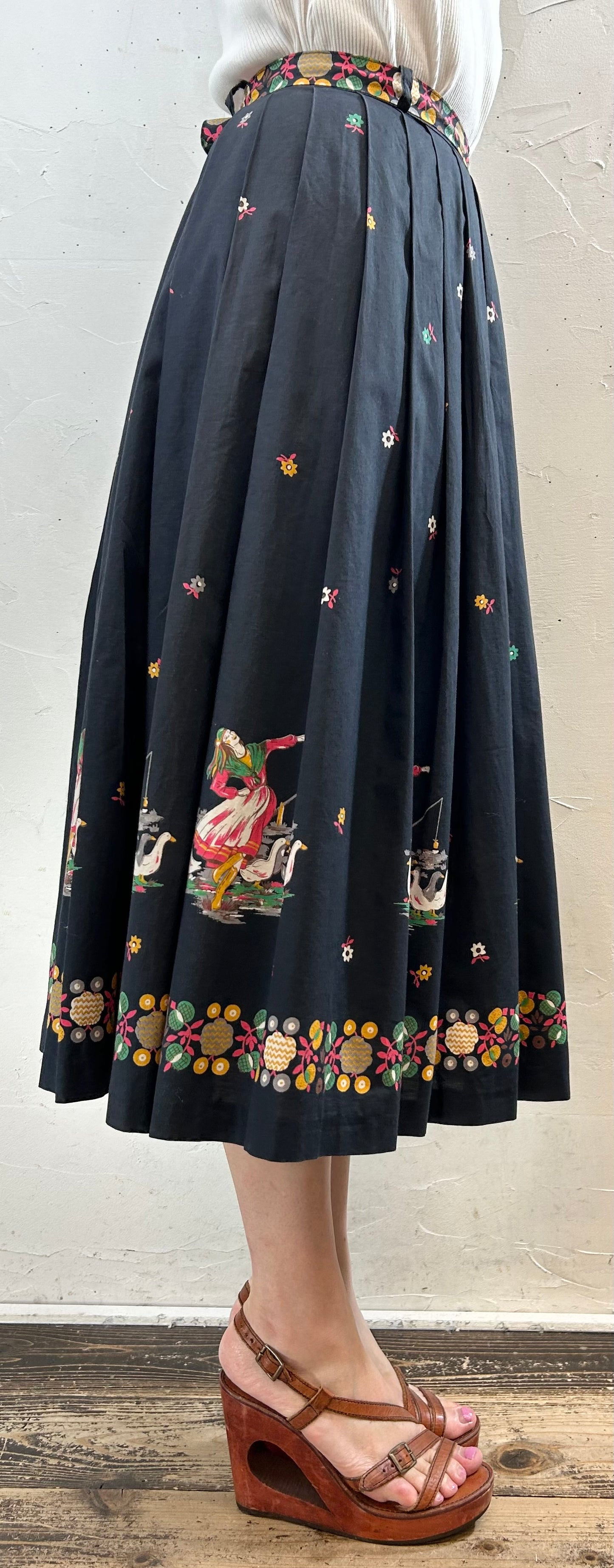 Vintage Tyrol Skirt 〜hammer〜 [F27631]