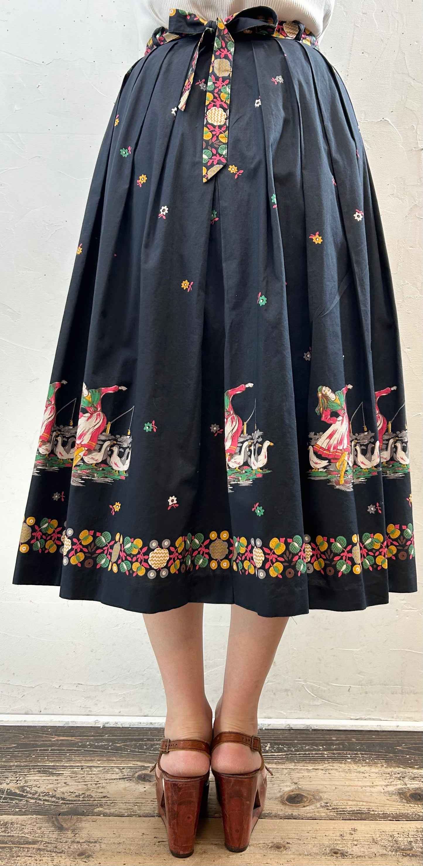 Vintage Tyrol Skirt 〜hammer〜 [F27631]