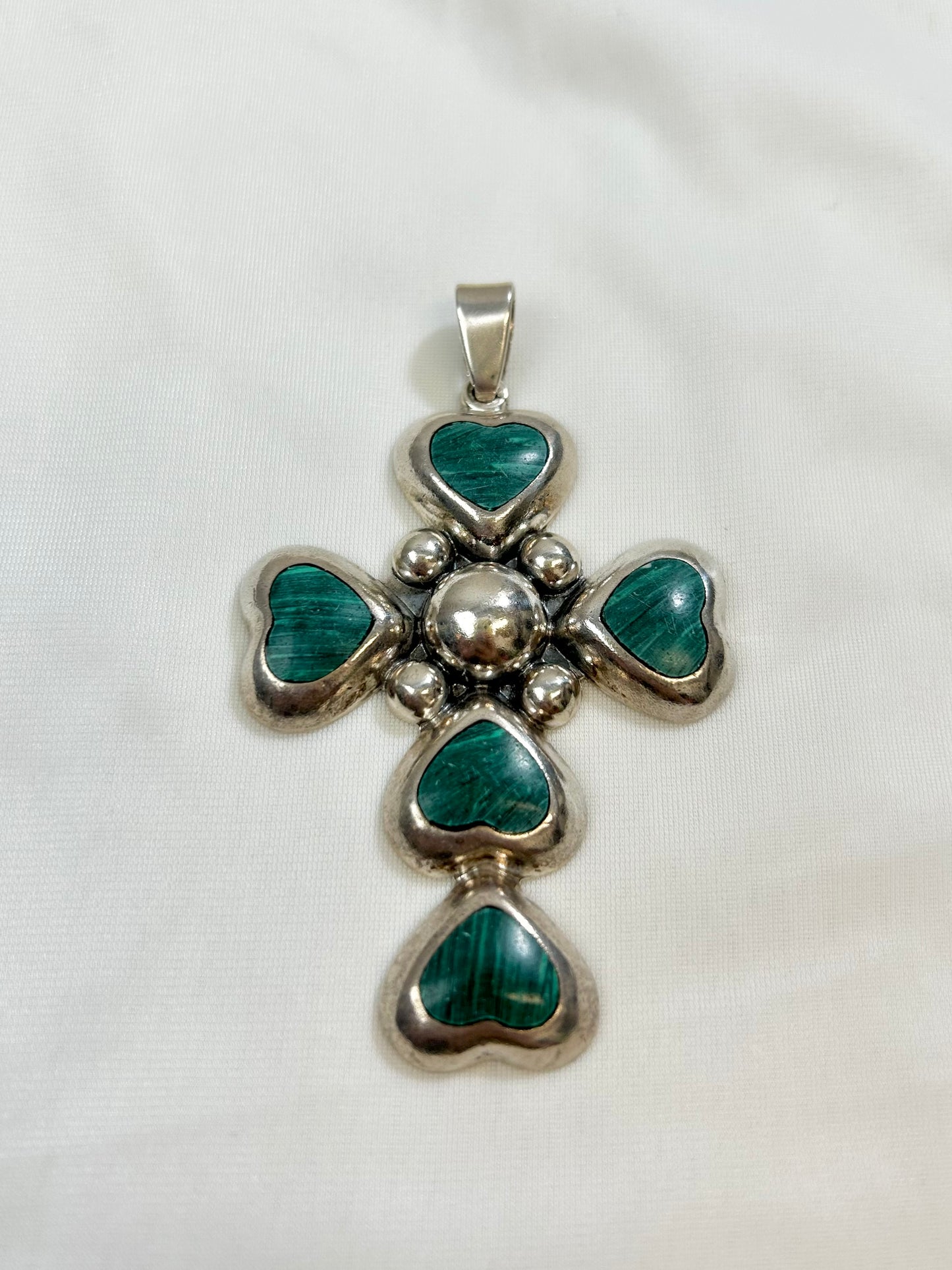 Vintage 925Silver Pendant Top MADE IN MEXICO [G27982]