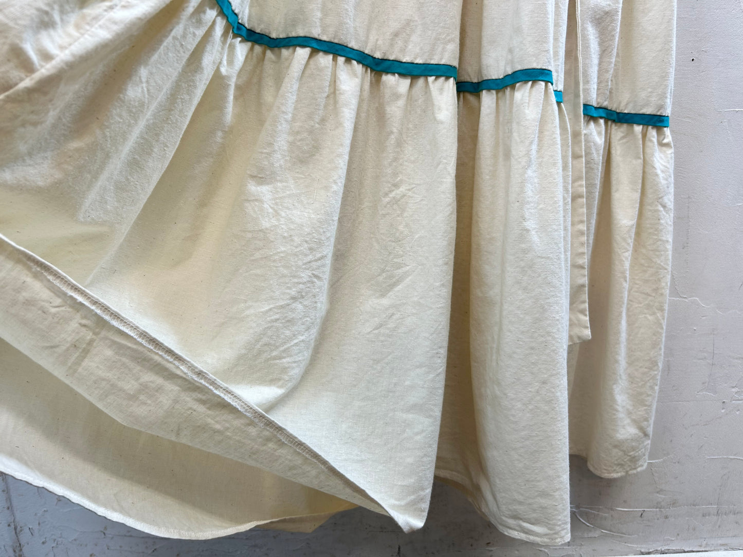 '70s Vintage Embroidery Dress [H28098]