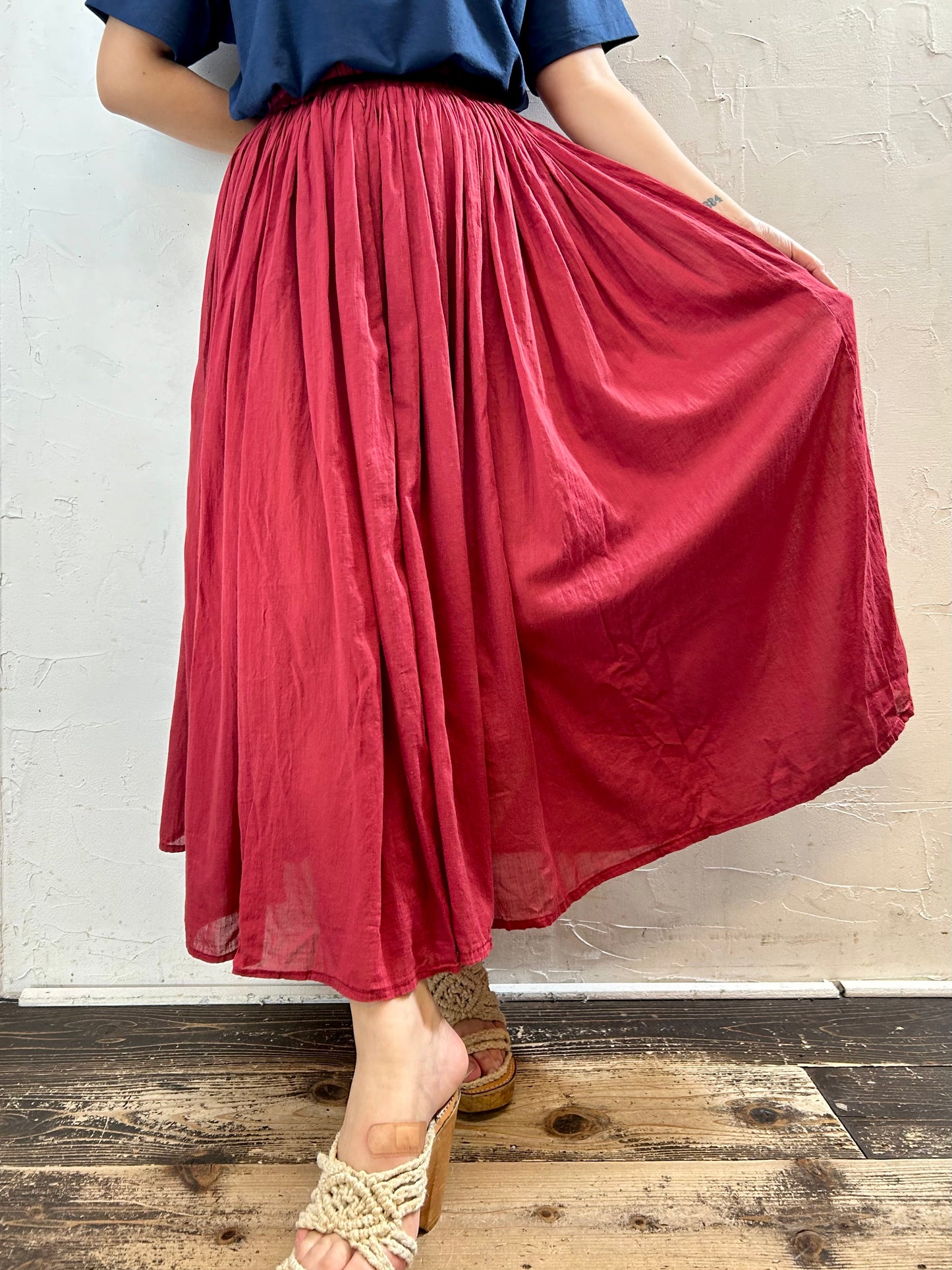 Vintage Cotton Skirt [G27937]