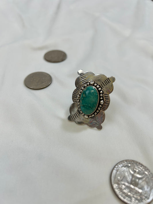 Vintage 925Silver Ring [G27981]