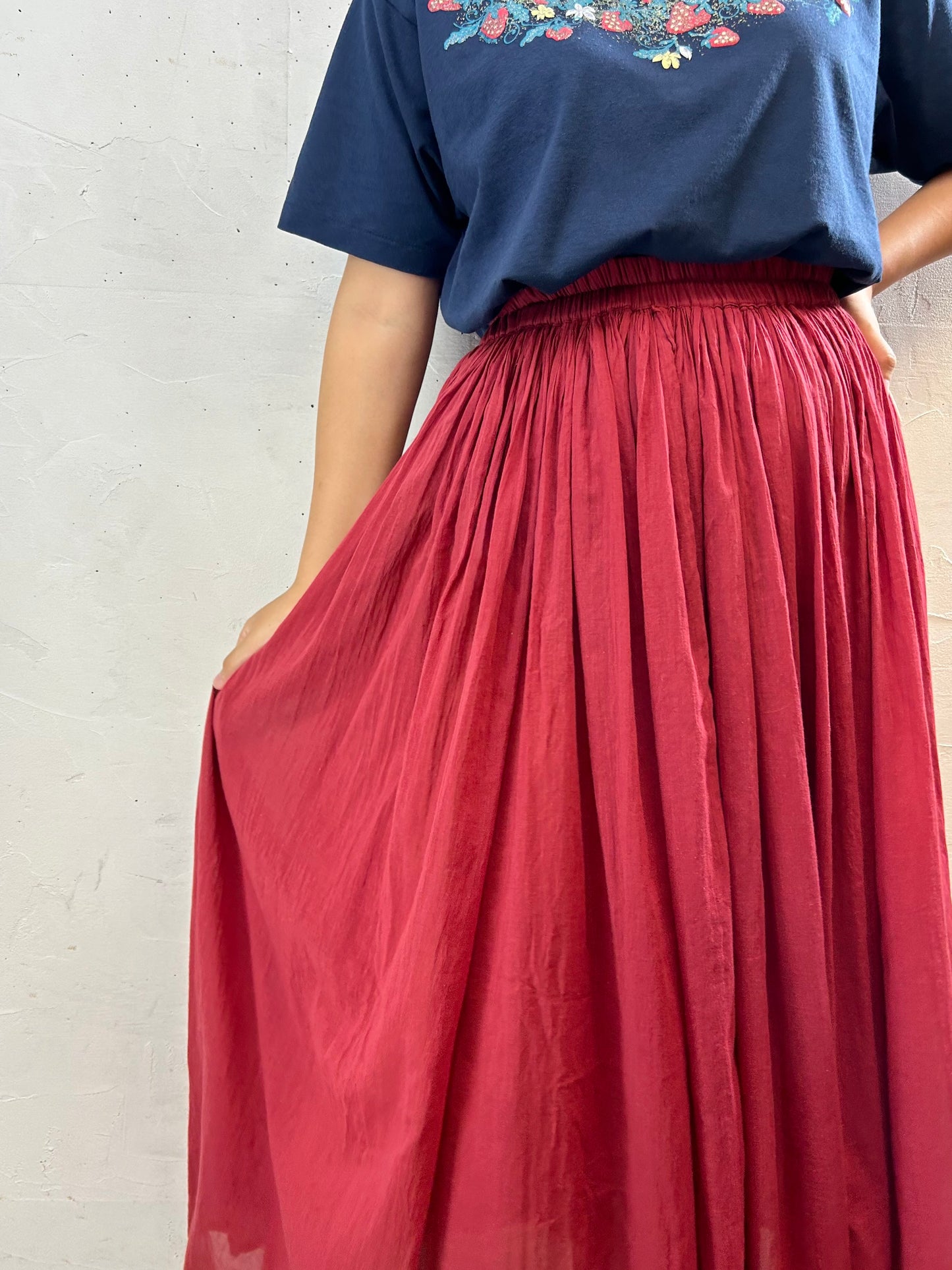 Vintage Cotton Skirt [G27937]