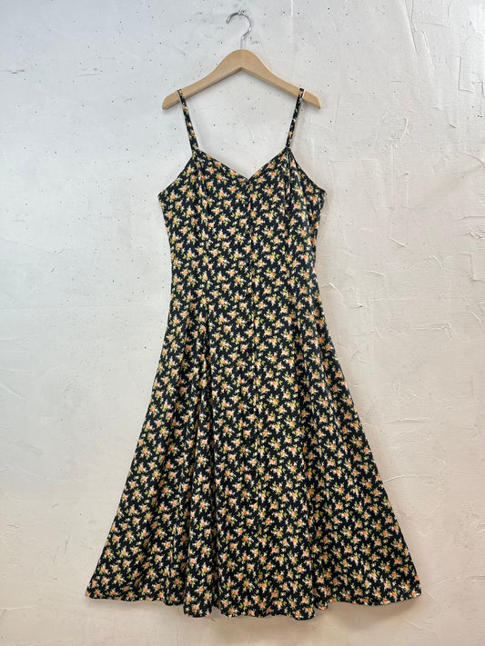 Vintage Camisole Dress FABRIQUE EN FRANCE [F30478]